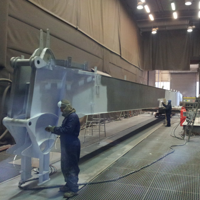 TSA applied to 30m Liebherr crane boom